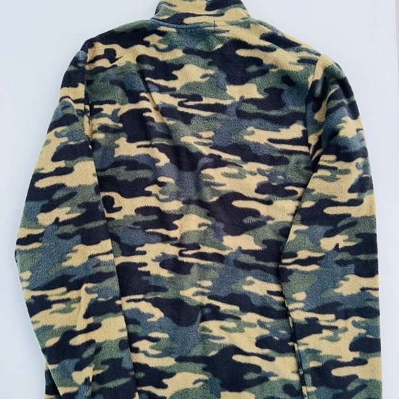 True Religion 105993 Camo Fleece Zip Jacket - Picture 3 of 3